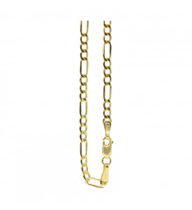 Figaro hot sale gold chain